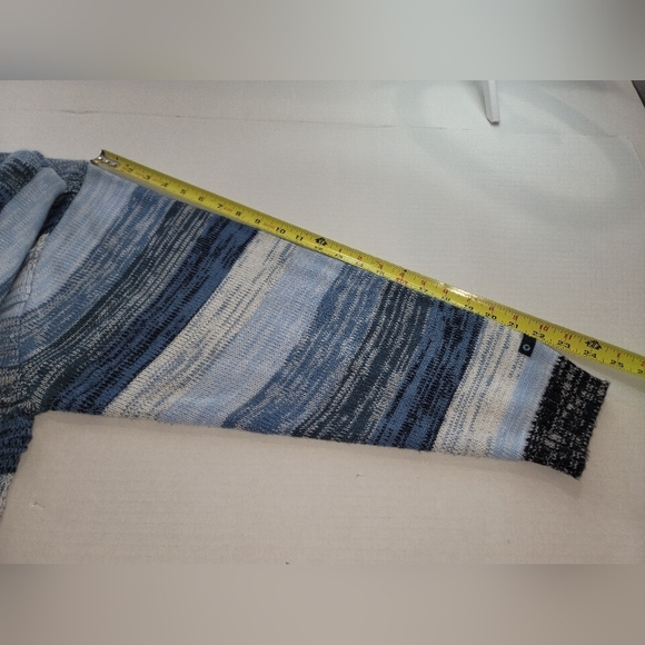 vintage y2k southpole Striped Blue/white  Long Sleeve Crew Neck sweater SZXL - Picture 5 of 11